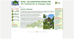 Desktop Screenshot of bol-gartenbau.de